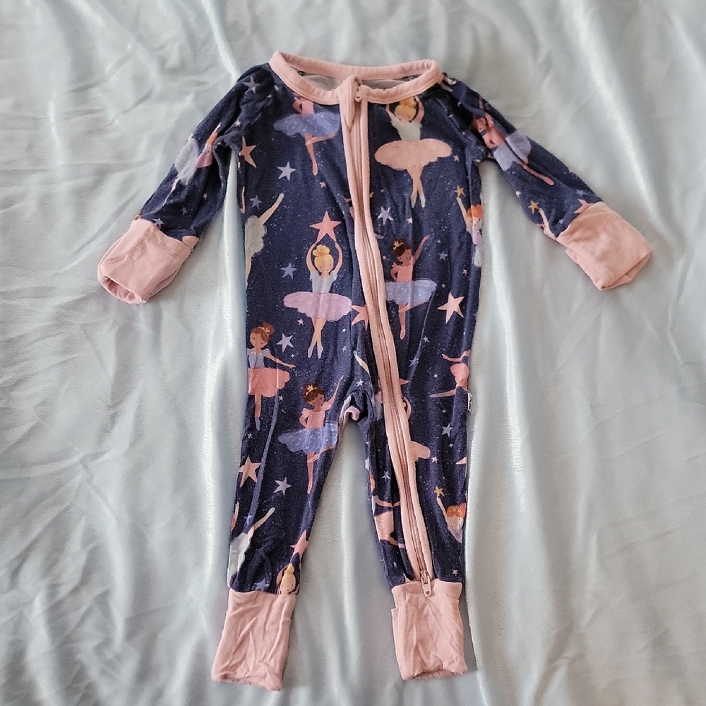 Little Sleepies Twilight Ballet Zippy NB SIZE